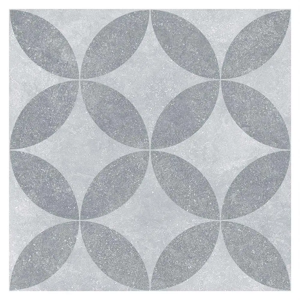 Luna Grey/White Décor Outdoor Tile - 1000x1000x20mm | CTD Tiles